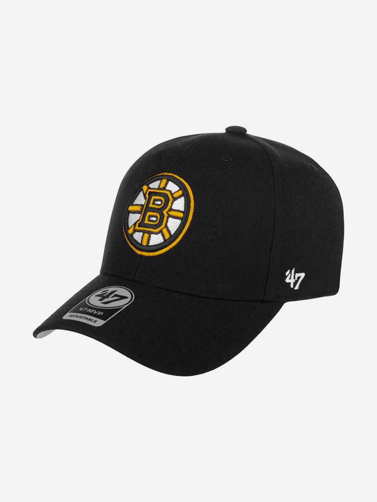Бейсболка 47 BRAND H-MVP01WBV Boston Bruins NHL (черный)