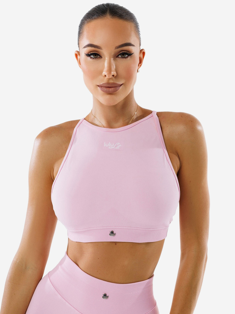 Топ женский Lululit с открытой спиной Chic Seam