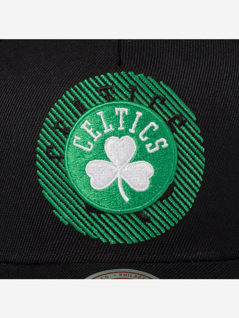 Бейсболка MITCHELL NESS HP12813-BCEBLCK Boston Celtics NBA