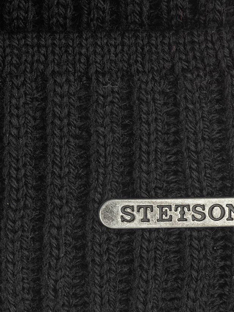 Шапка с отворотом STETSON 8529301 PARKMAN (черный)