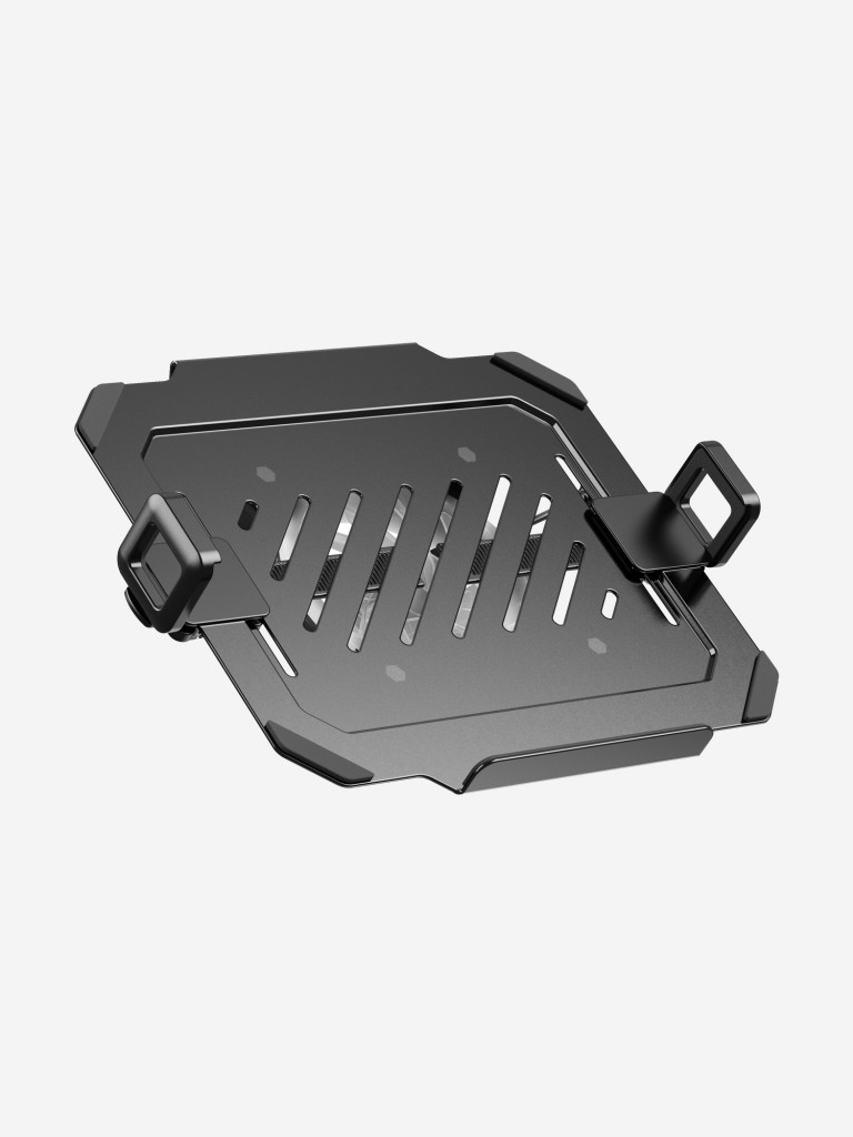 UNITEKI DMN09USB Полка-крепление VESA для ноутбука или планшета раздвижная, на кронштейн, диагональ 12-17 дюймов, с охлаждением и подсветкой RGB