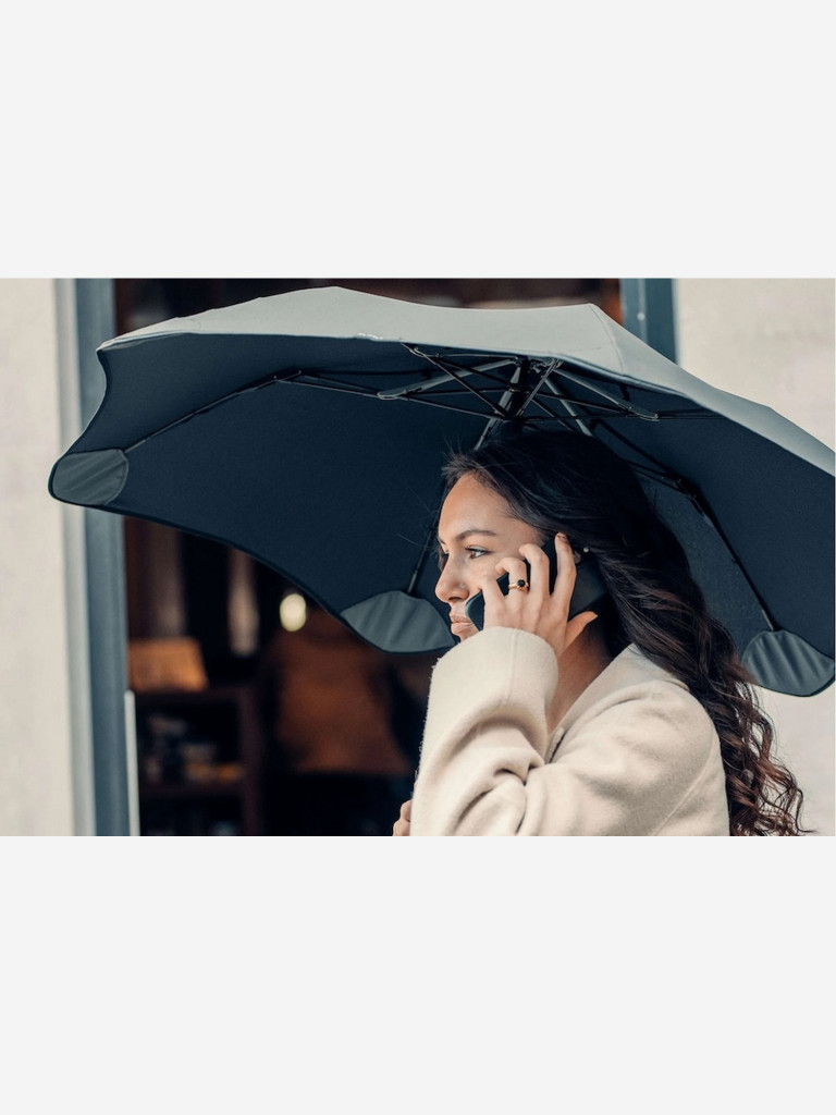 Зонт складной BLUNT Metro New (Ink Black), черный