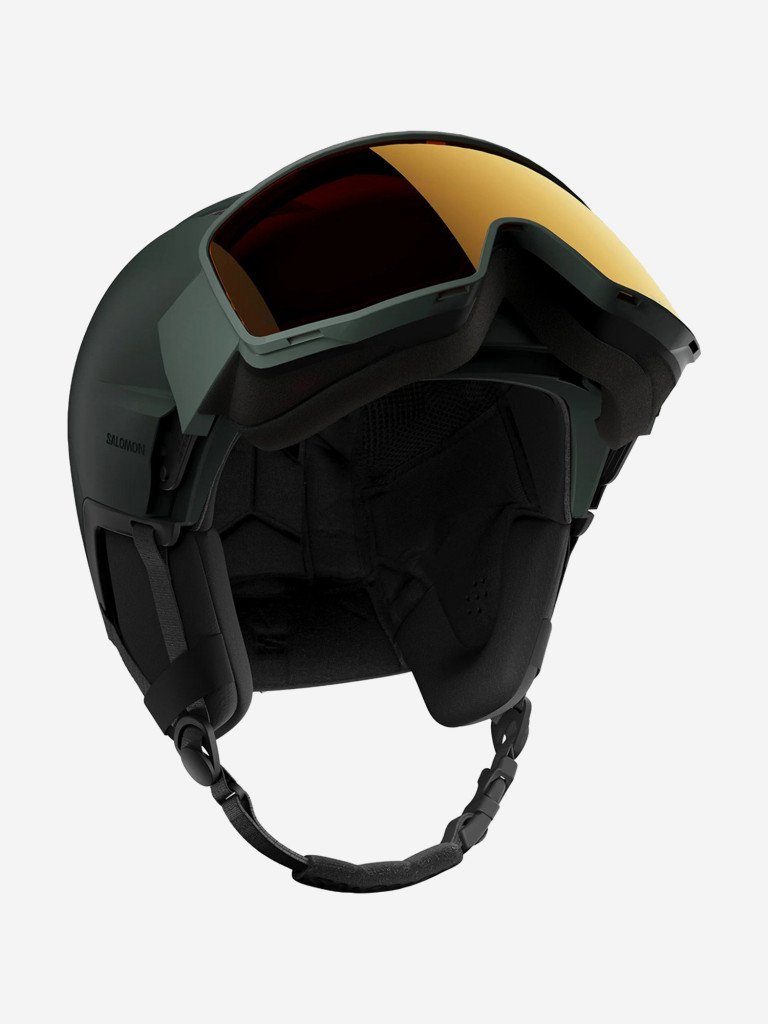 Горнолыжный шлем с визором Salomon Driver Pro Sigma Зеленый Cat. 2