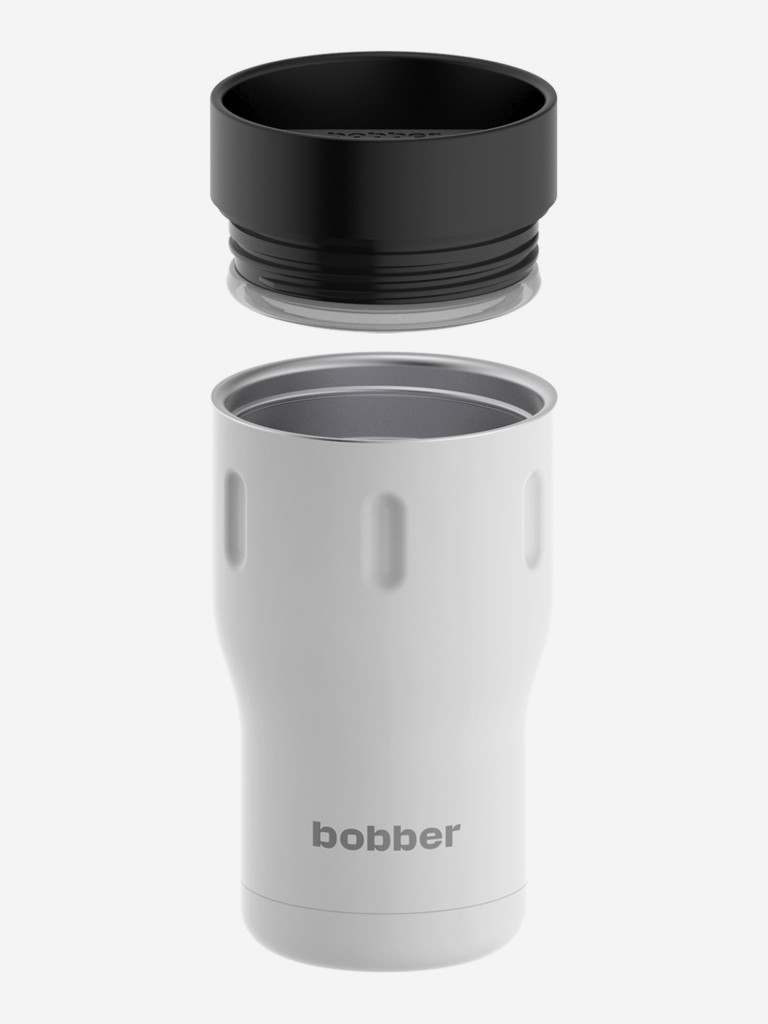 Термокружка вакуумная BOBBER Tumbler 350 мл, крышка 360, тепло до 6 часов, белый