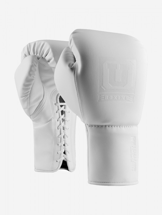 Тренировочные перчатки на шнуровке Ultimatumboxing GEN5PRO-HTN-LU WHITE