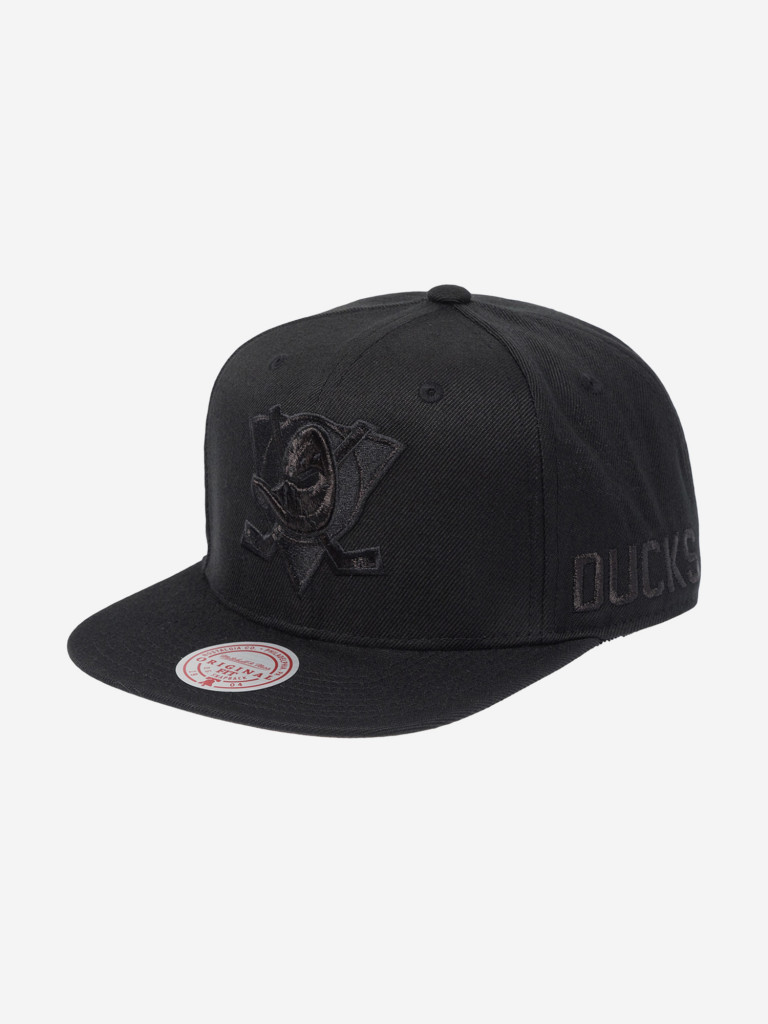 Бейсболка с прямым козырьком MITCHELL NESS HS11515-ADUBLCK Anaheim Ducks NHL (черный)