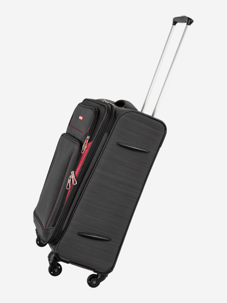 Чемодан средний-POLAR-R1801-24-BLACK