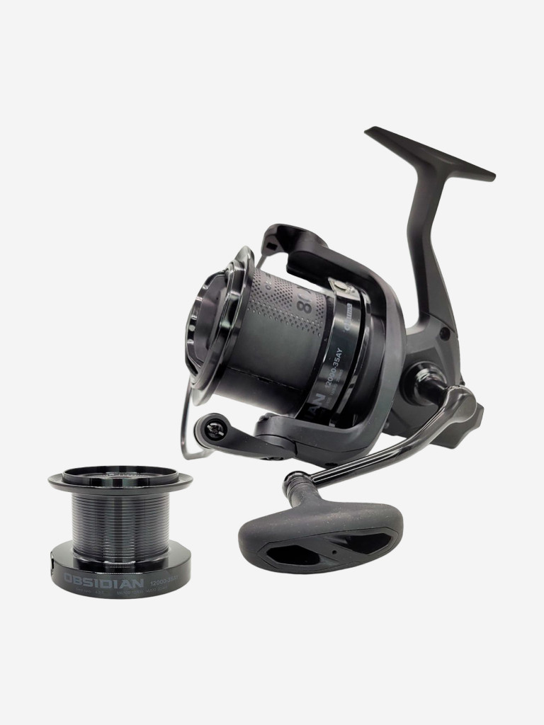 Катушка Okuma OBSIDIAN CARP OSD 12000 35A (4.3:1), с передним фрикционом, с дополнительной шпулей