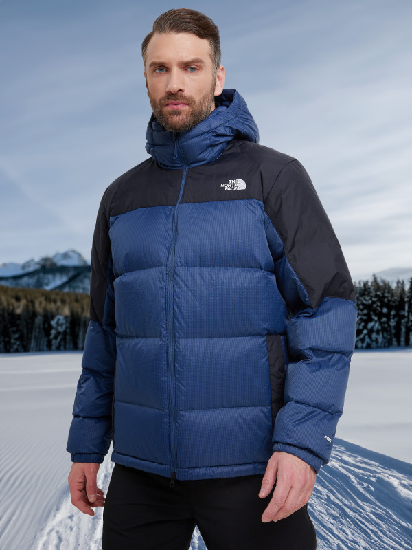 Пуховик мужской The North Face Diablo синий цвет — купить за 38999 руб., отзывы в интернет-магазине Спортмастер