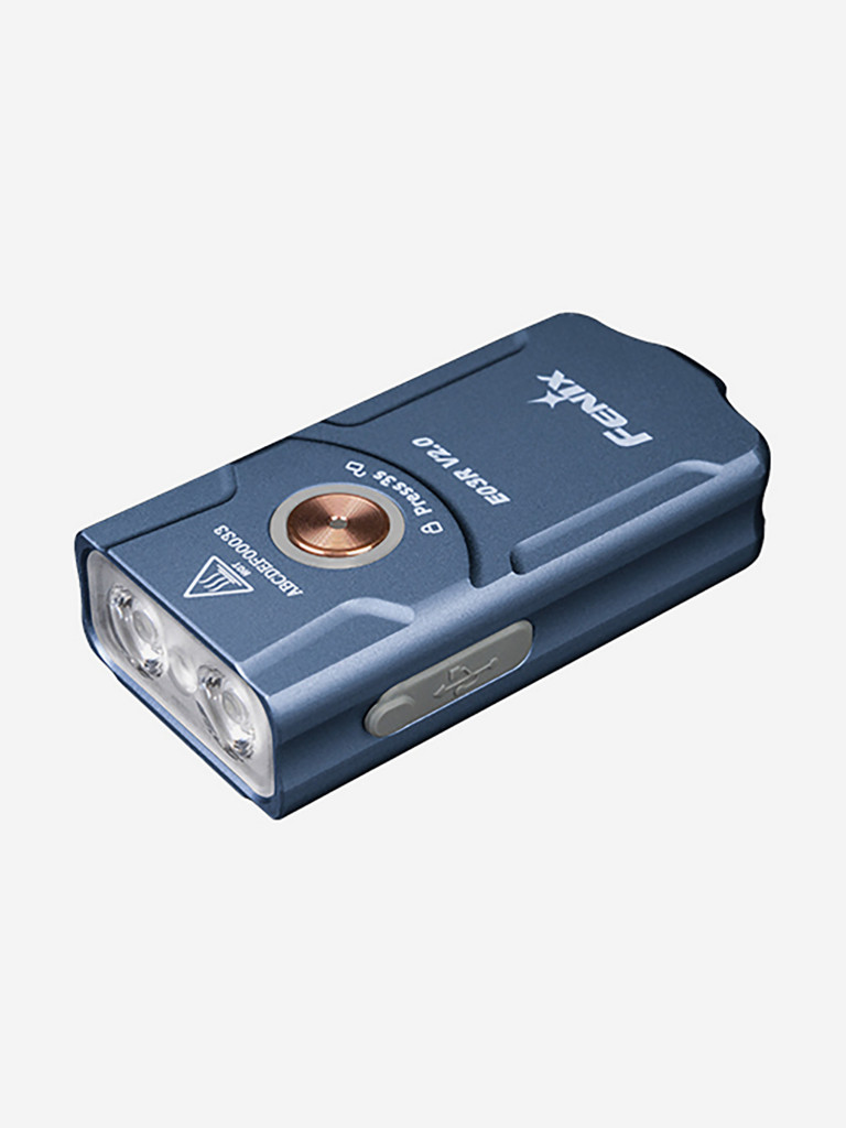 Фонарь-брелок Fenix E03R EDC V2.0 Blue