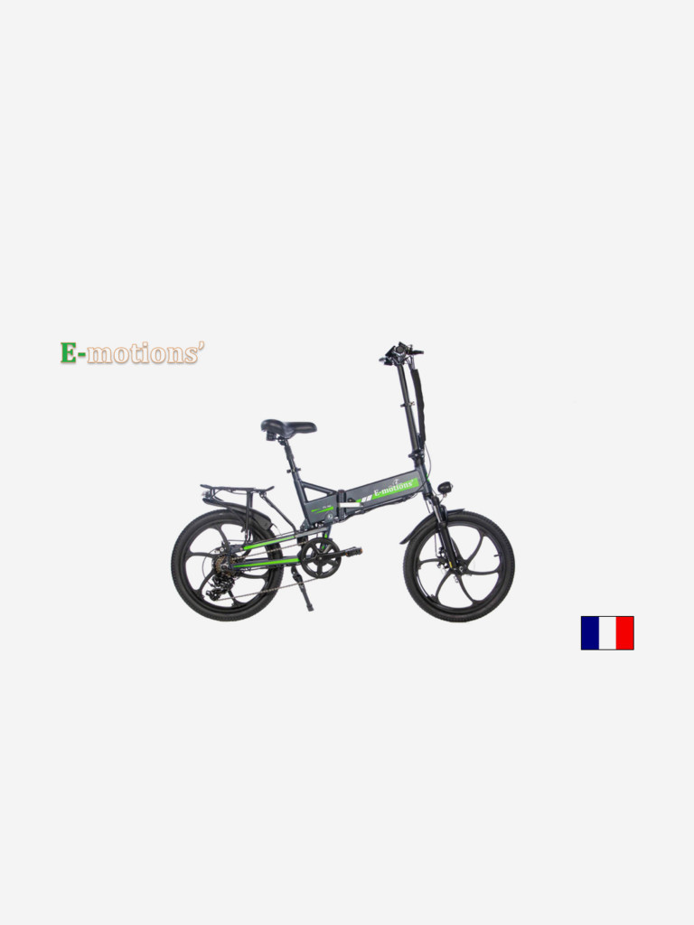 Электровелосипед E-motions' Fly 500 Premium 500W, складной, цвет графит