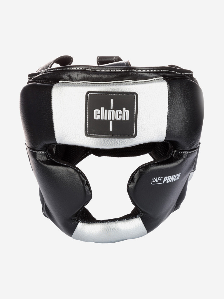 Шлем боксерский Clinch Punch 2.0 Full Face черно-серебристый