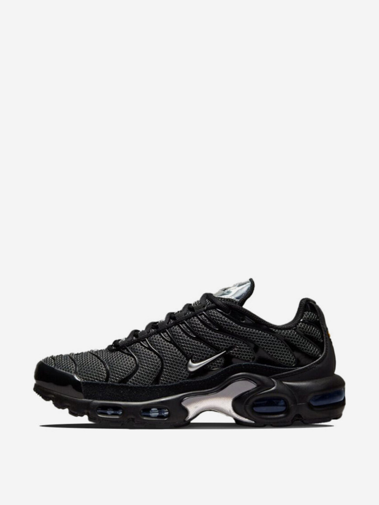 Кроссовки Nike Air Max Plus Black Suede Silver