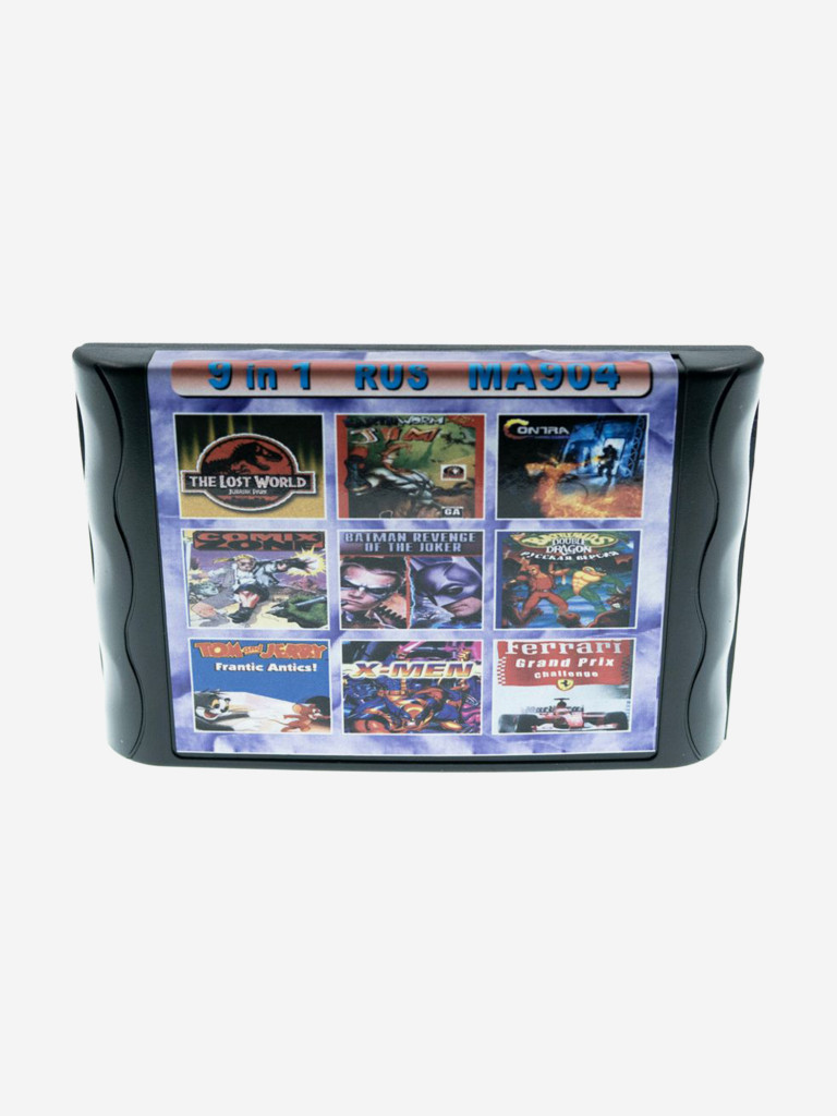 Картридж игровой DVTech 9 игр (на русском) 16bit