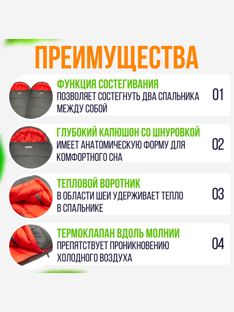 Спальный мешок Trek Planet Suomi L