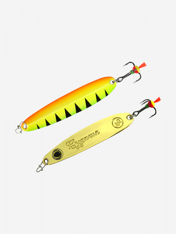 Блесна для рыбалки ECOPRO Судачья с глазом, 60мм, 10г, FTG зимняя на судака, щуку, окуня, вертикальная