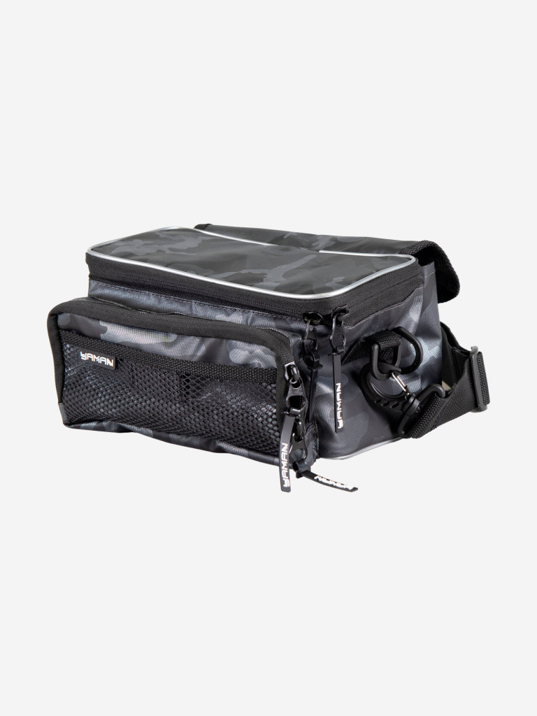 Сумка рыболовная Yaman Sling Lure Bag M, 26х14х22 см, цвет серый камуфляж + 3 коробки LUNO.