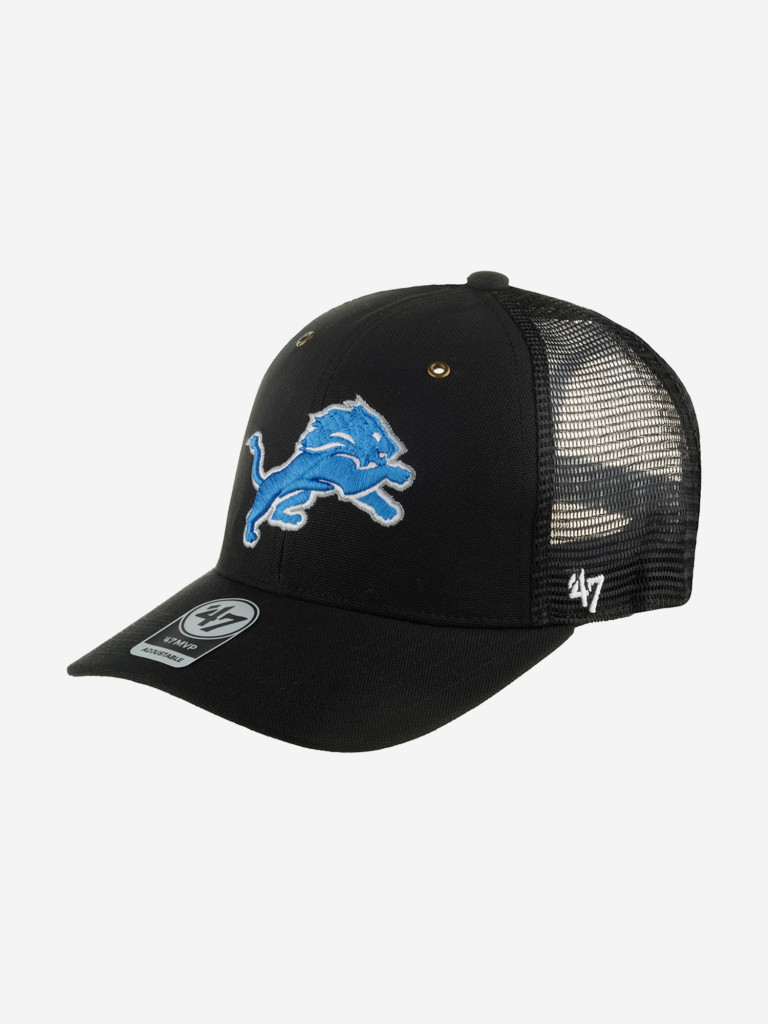 Бейсболка с сеточкой 47 BRAND Carhartt collab Detroit Lions NFL (черный)