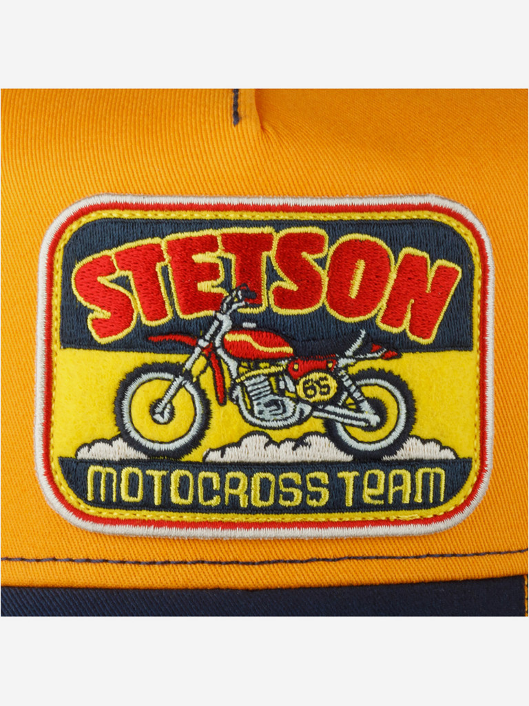Бейсболка с сеточкой STETSON 7761163 TRUCKER CAP MOTOCROSS TEAM (оранжевый)