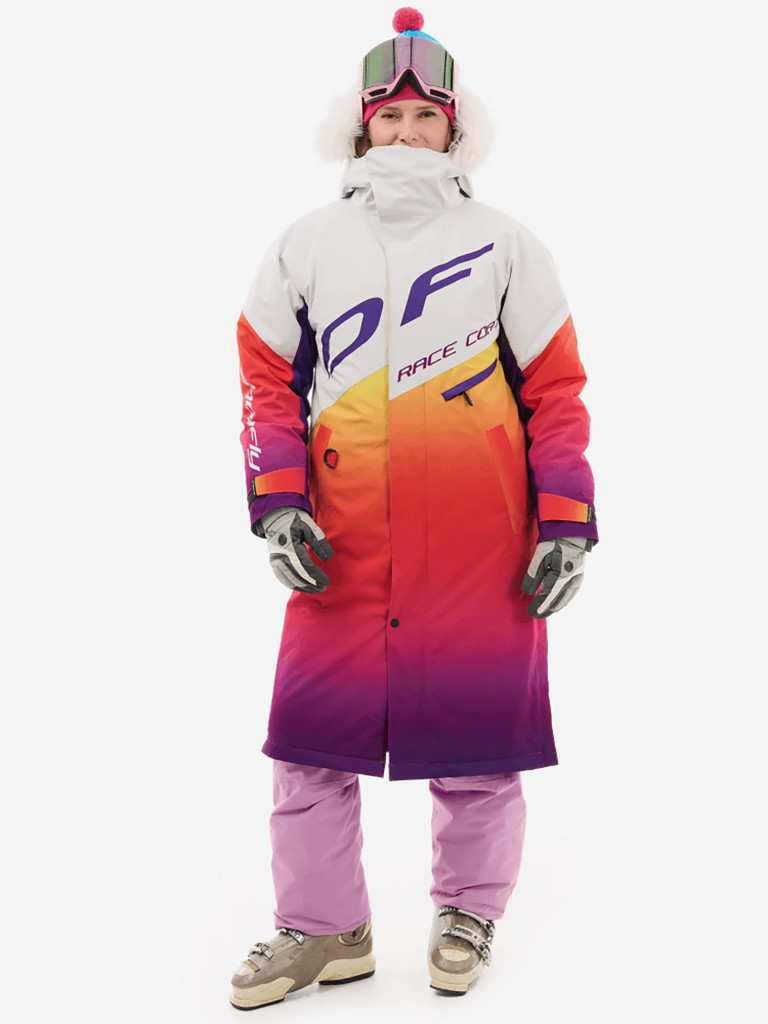 Плащ зимний женский снегоходный Dragonfly RACE COAT WINTER SUNSET 2025
