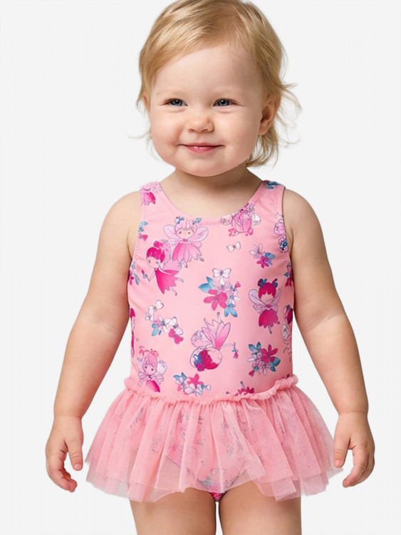 Купальник слитный для девочек PlayToday