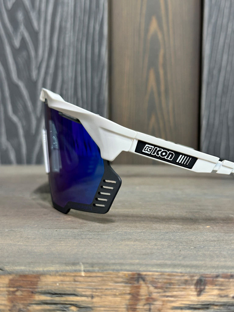Очки спортивные Scicon AeroShade Kunken оправа White Gloss линза SCNPP Multimirror Blue