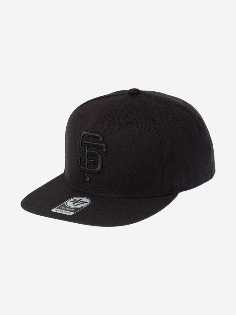 Бейсболка с прямым козырьком 47 BRAND B-NSHOT22WBP-BKBK San Francisco Giants MLB