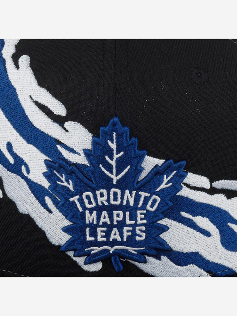 Бейсболка с прямым козырьком MITCHELL NESS 6HSSSH22087-TMLBLCK Toronto Maple Leafs NHL
