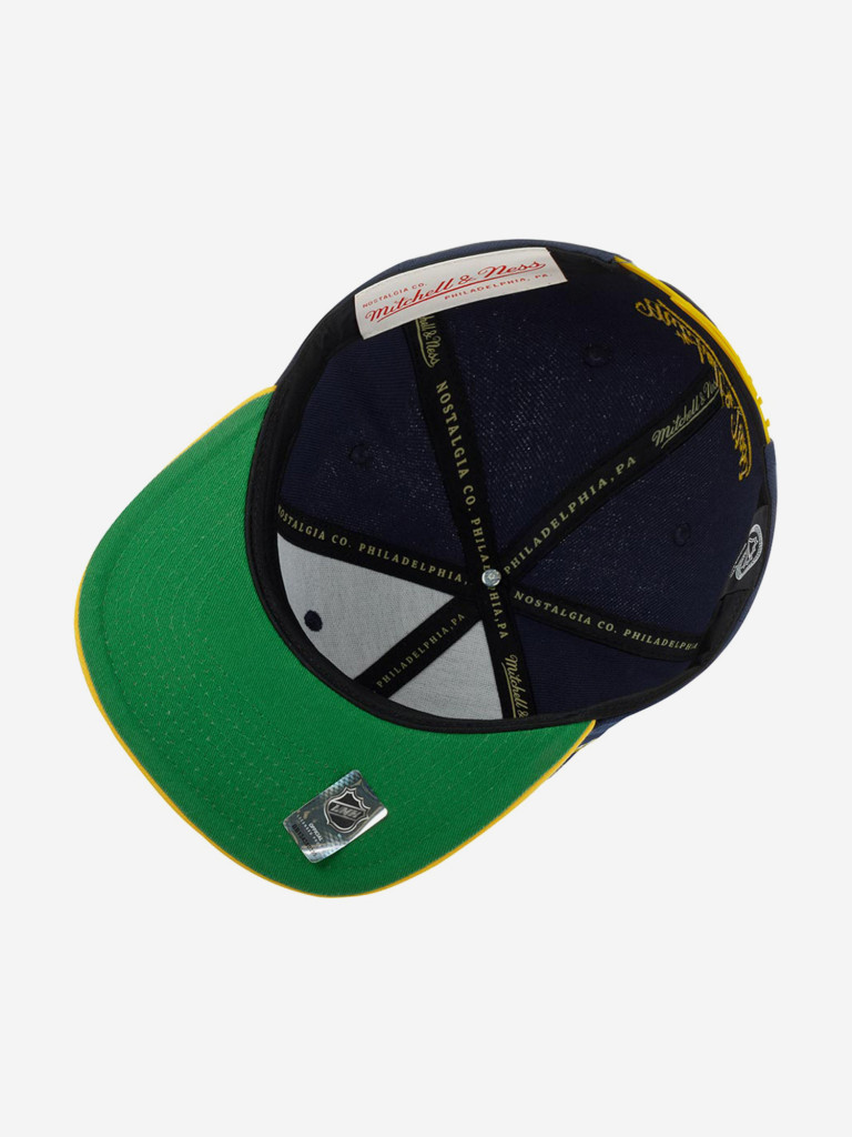 Бейсболка с прямым козырьком MITCHELL NESS 6HSSSH22086-SLUBLUE St Louis Blues NHL