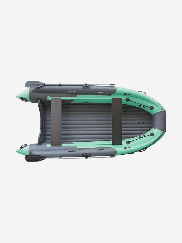 Лодка Reef Skat Triton (Риф Скат Тритон) 450 NDFi с интегрированным фальшбортом, серо-бирюзовая