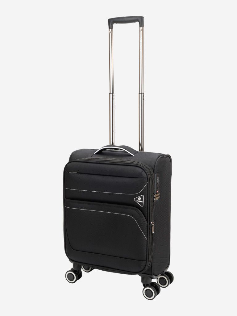 Чемодан TORBER Nero чёрный 37 л