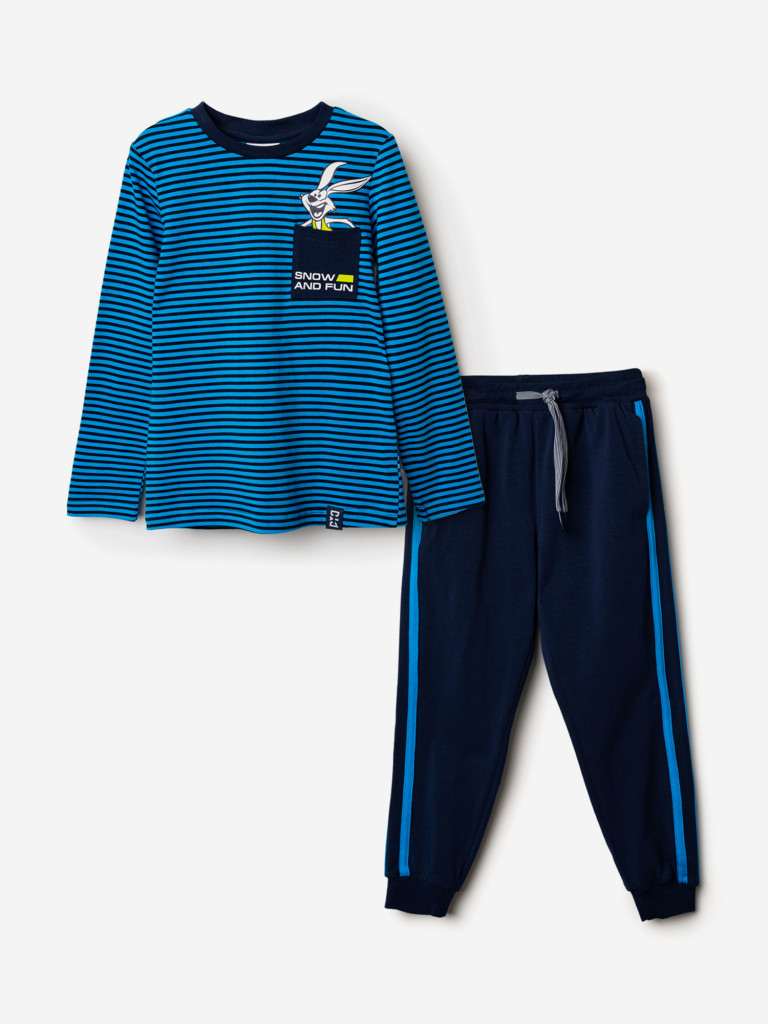 Комплект для мальчика: лонгслив, брюки PlayToday