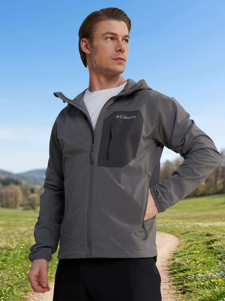 Ветровка мужская Columbia Tall Heights III Hooded Softshell