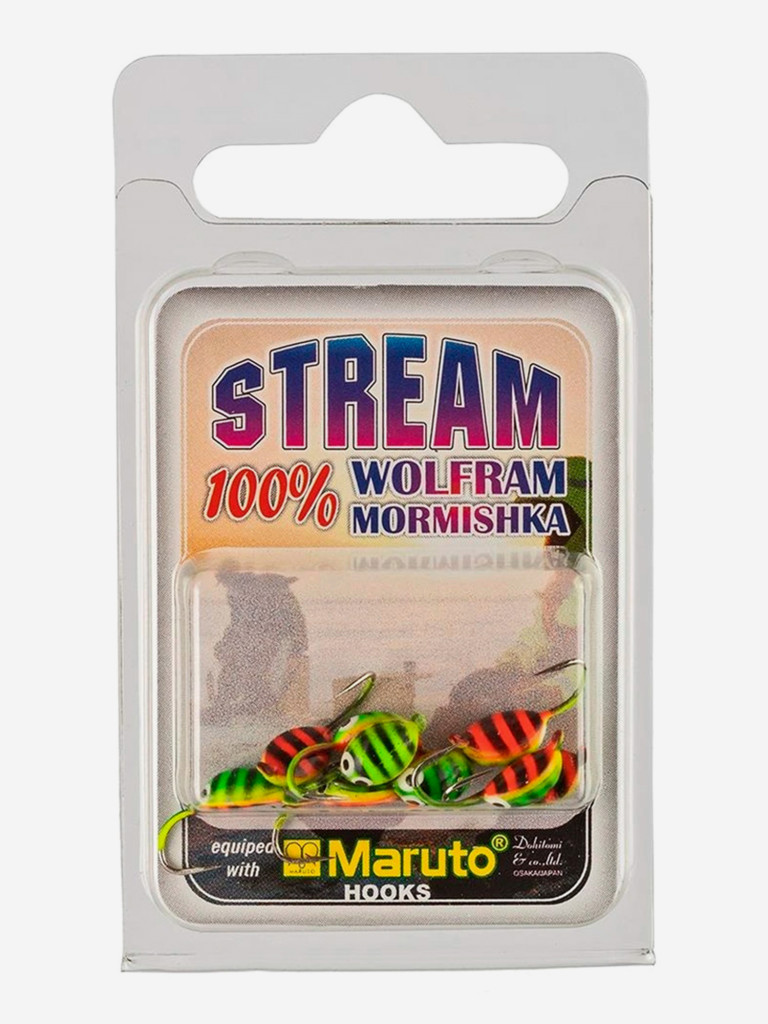 Мормышка Helios вольфрамовая Мидия с ушком крашеная 3мм 0,58г 61 (MW-2430-61), 10 штук в упаковке