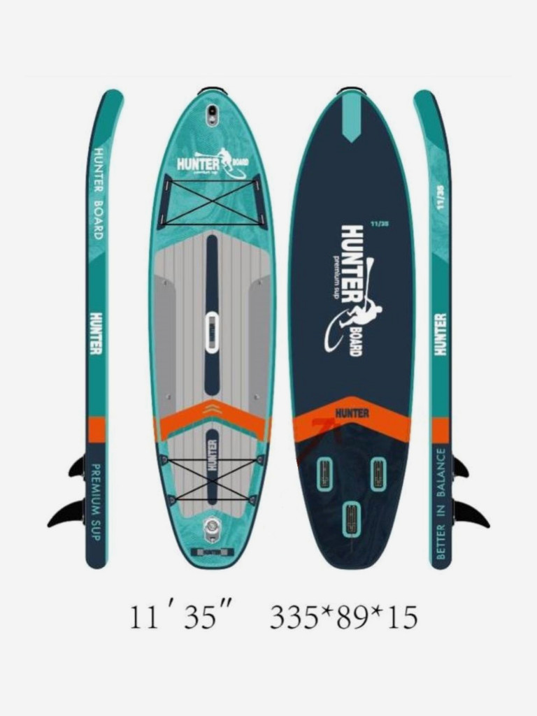Sup-доска Hunterboard ACTIVE 11', 335х89х15 см, Ocean