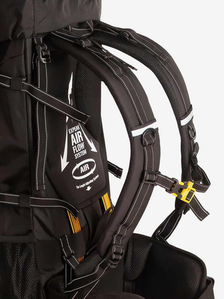 Рюкзак туристический Naturehike, 70л, черный (NH70B070-B)