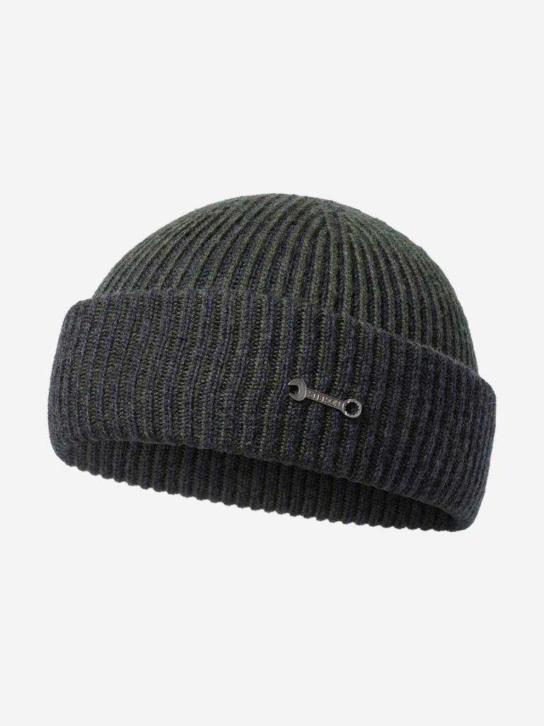 Шапка с отворотом STETSON 8599397 BEANIE WOOL GARAGE THEME