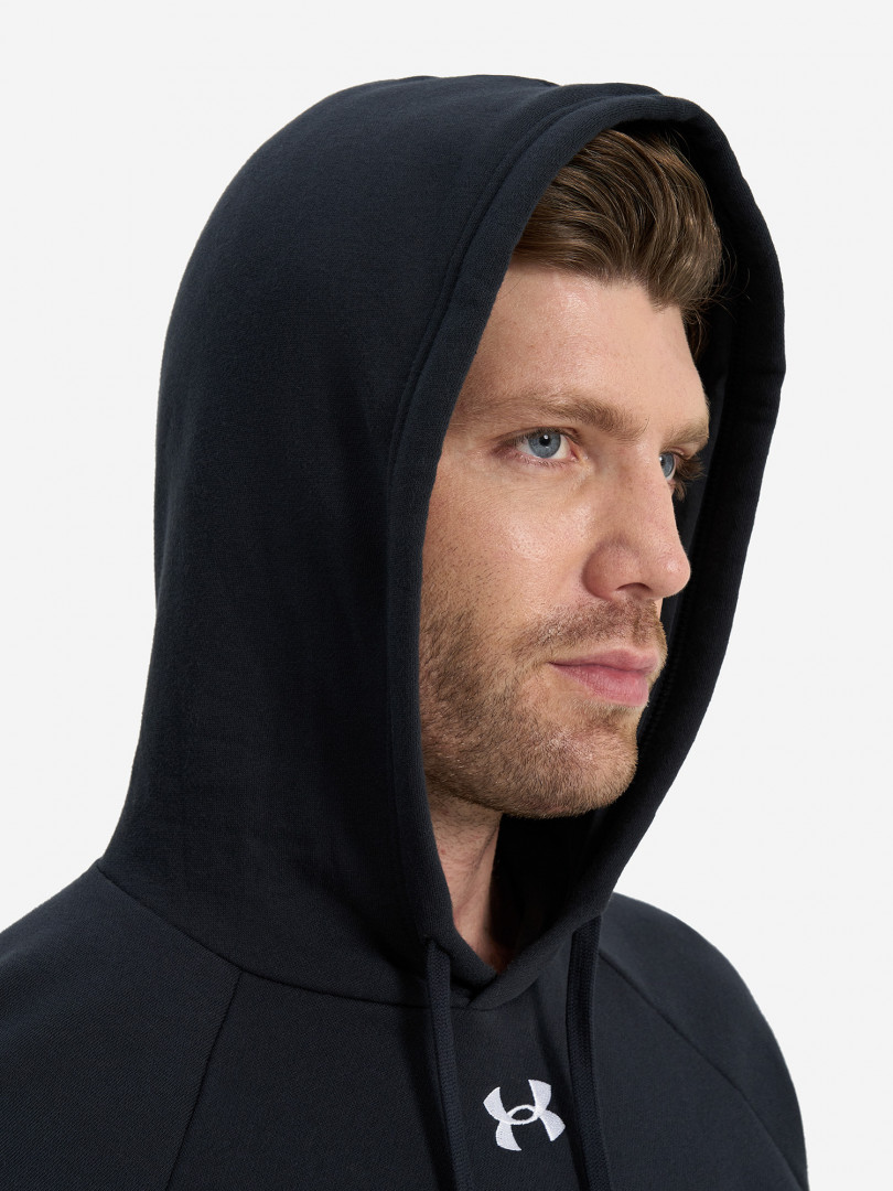 Джемпер флисовый мужской Under Armour Rival Fleece 30670370299 Черный, размер 46, 48,48, 50,50, 52,52, 54, фото 5