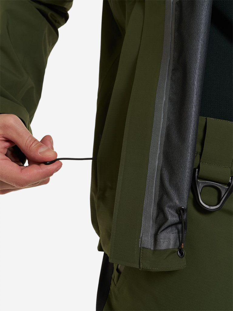 Куртка мембранная мужская HUT KIVACH для охоты, зеленая