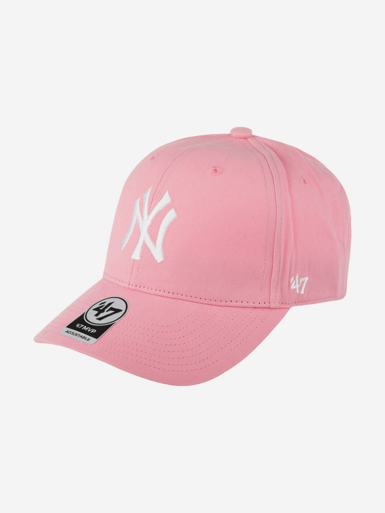 Бейсболка 47 BRAND B-AC17CTP-RS New York Yankees MLB (розовый)