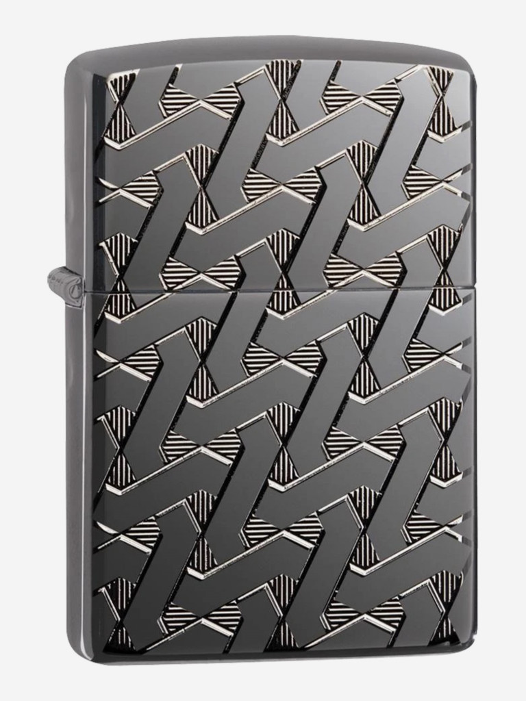 Зажигалка бензиновая ZIPPO 49173 Armor Geometric Weave