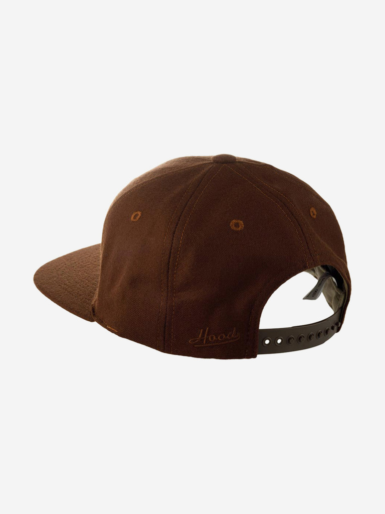 Бейсболка с прямым козырьком HOOD 100-MWL001-NY026-ST Brownsville II, NY (коричневый)