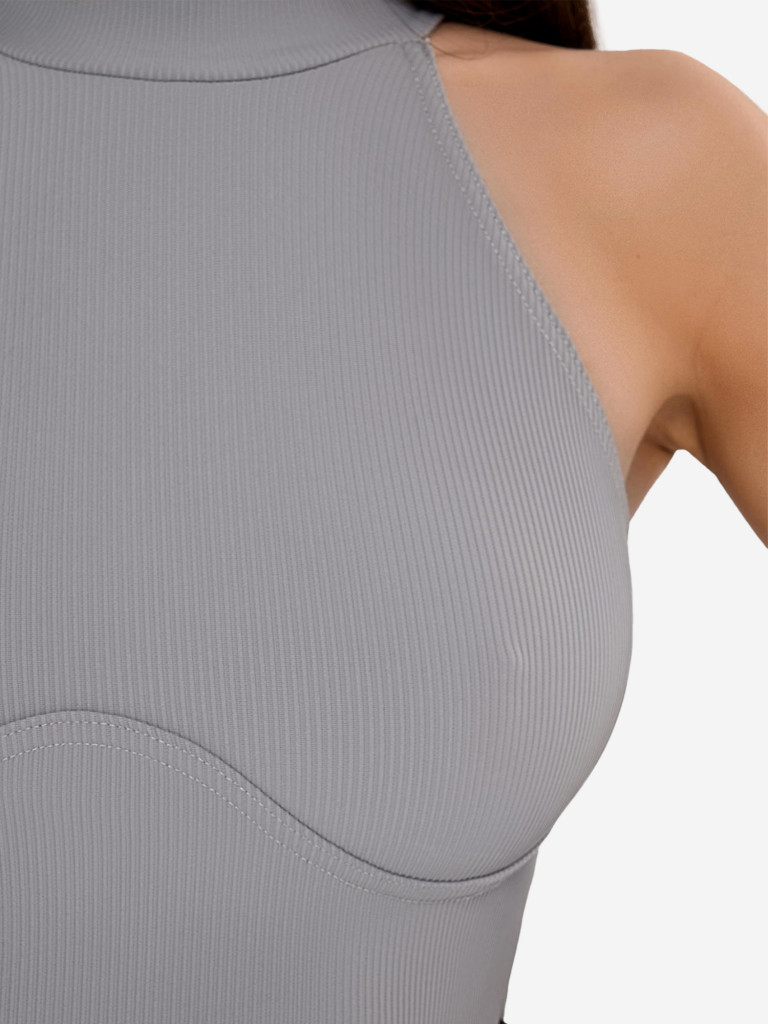 Спортивный топ Bona Fide: Top "Ribbed Gray"