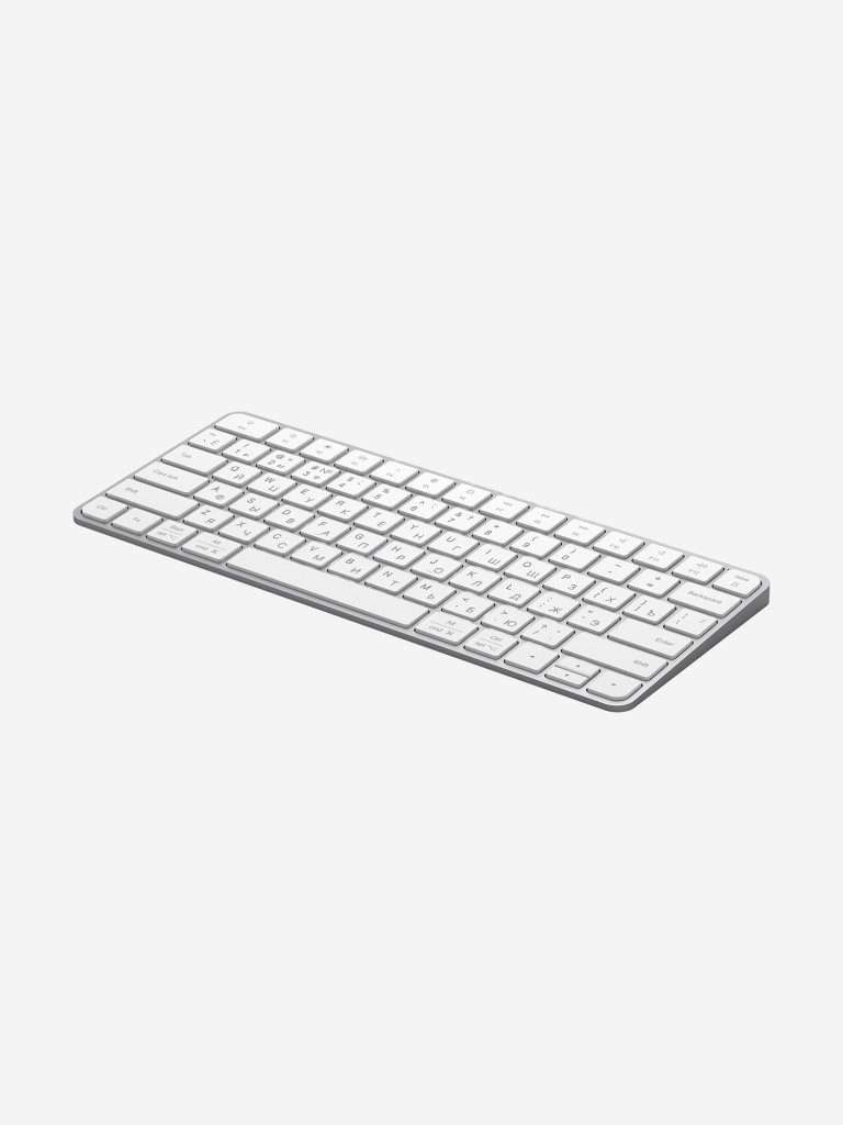 Беспроводная клавиатура Alum Keyboard 500 мАч, 2.4G / Bluetooth, ножничная, алюминиевый корпус