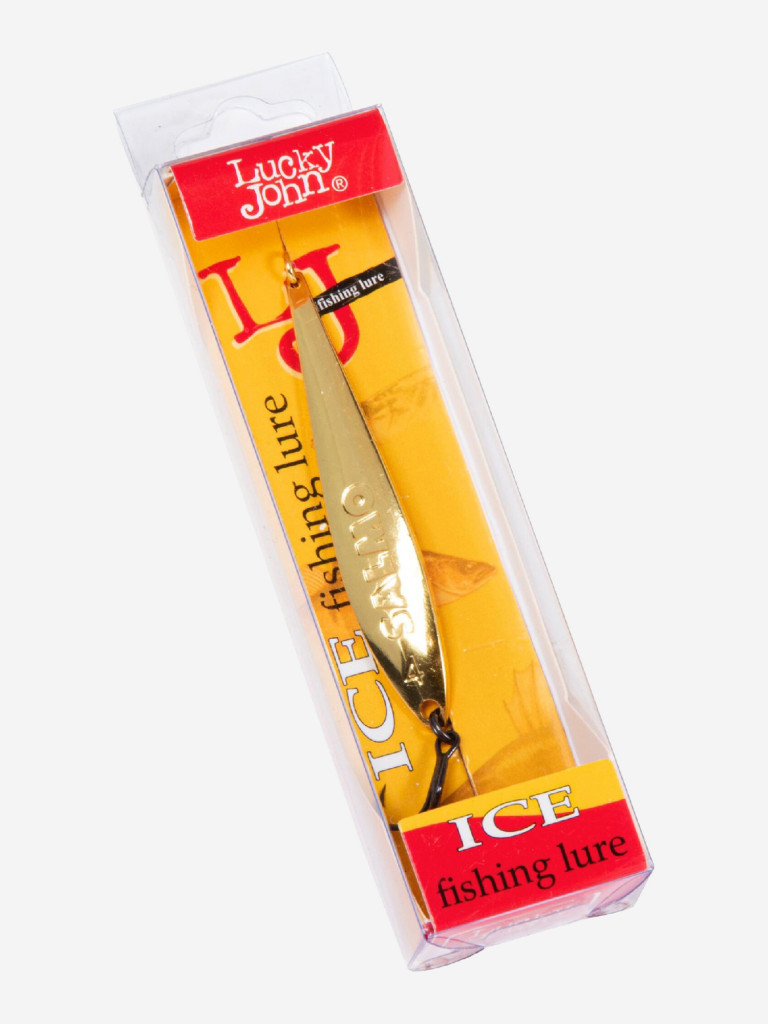 Блесна вертикальная зимняя Lucky John S-4 с тройником, вес 11 г
