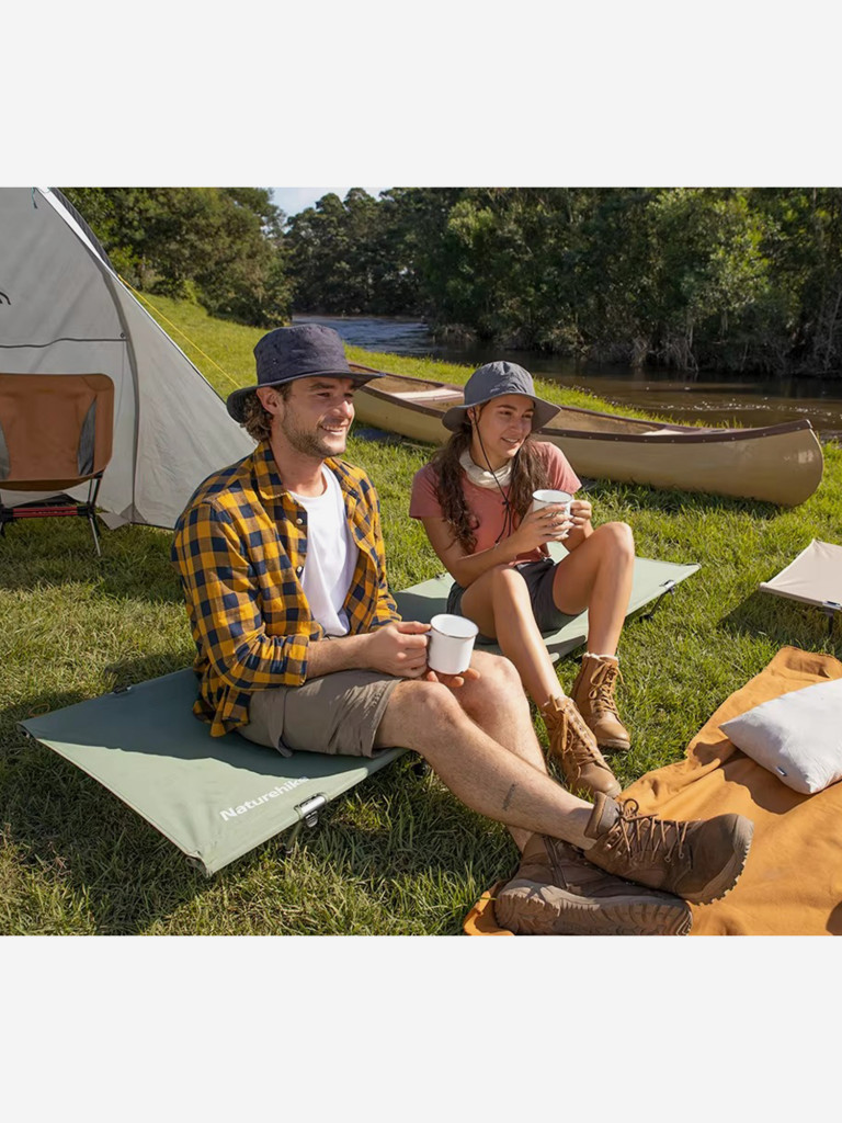 Раскладушка Naturehike xjc05, туристическая, складная, легкая, зеленая