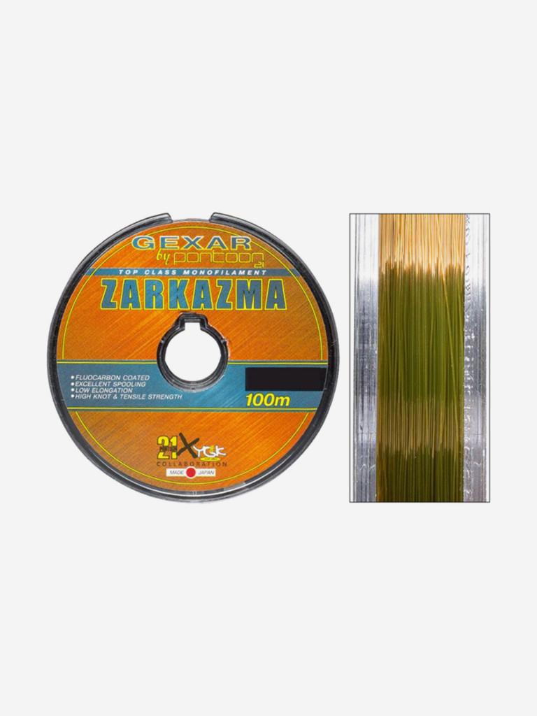 Леска для рыбалки монофильная Pontoon21 Gexar Zarkazma 0,28 мм (коричневый) 12 шт по 100 м