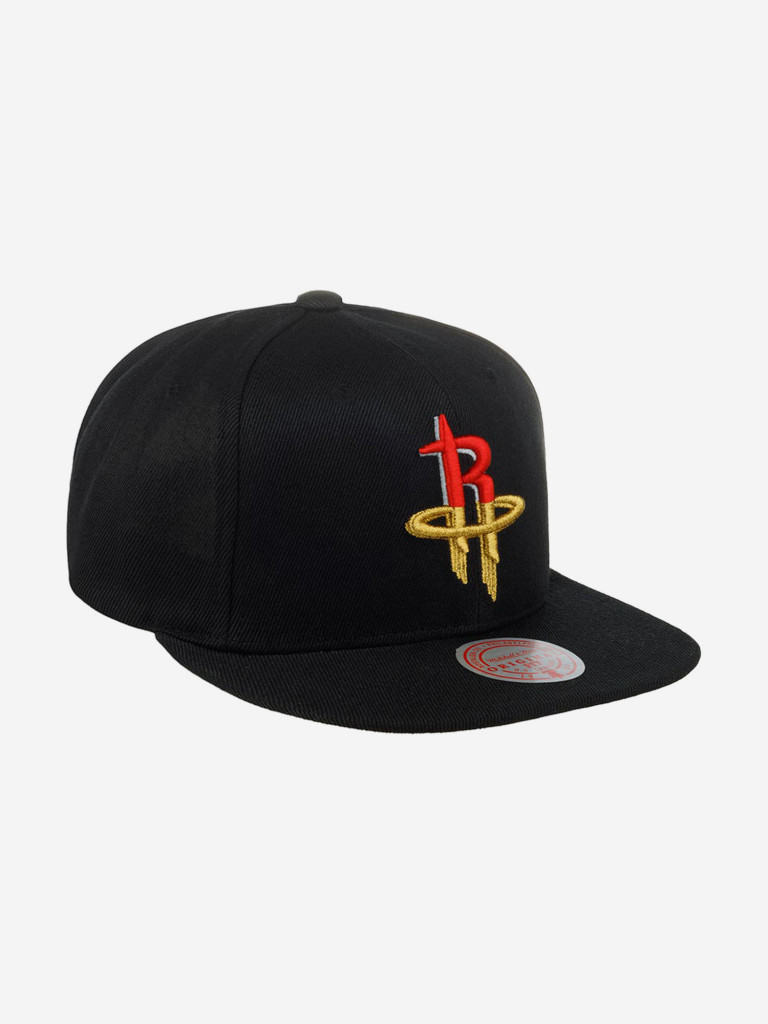 Бейсболка с прямым козырьком MITCHELL NESS 6HSSMM19489-HROBLCK Houston Rockets NBA (черный)