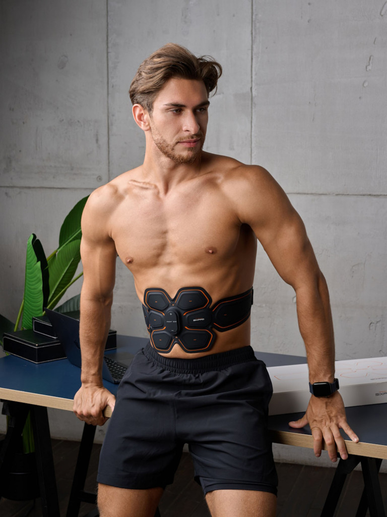 Миостимулятор для тренировки и укрепления мышц живота SIXPAD ABS BELT