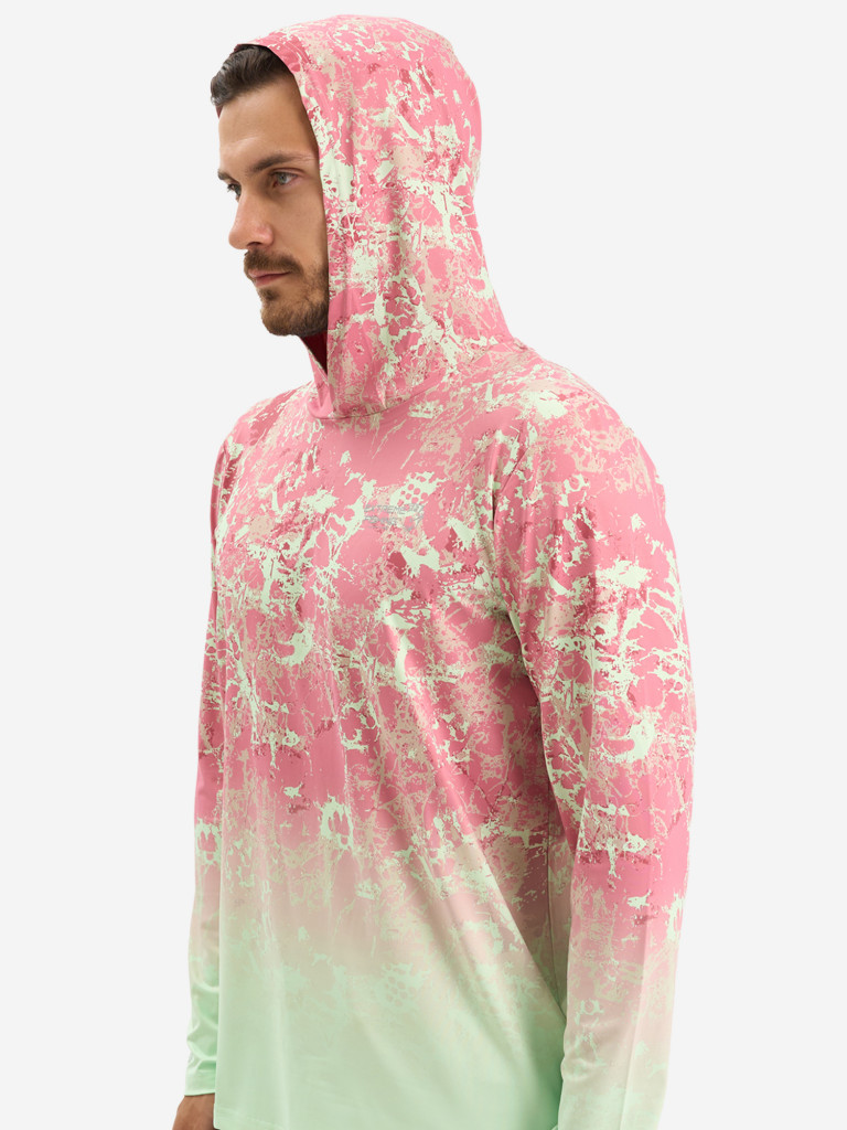 Лонгслив мужской Extreme Fishing ADD-G703H для рыбалки, с капюшоном, UPF50+ с защитой от насекомых